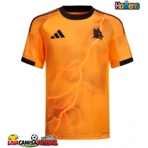 Camisa de Futebol AS Roma Bryan Cristante #4 Equipamento Secundário 2025-26 Manga Curta